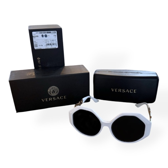 Versace White Sunglasses
